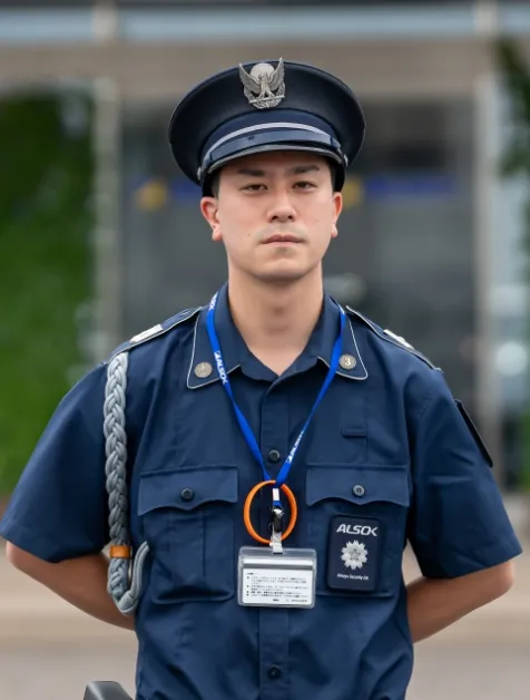 常駐警備隊員インタビュー写真